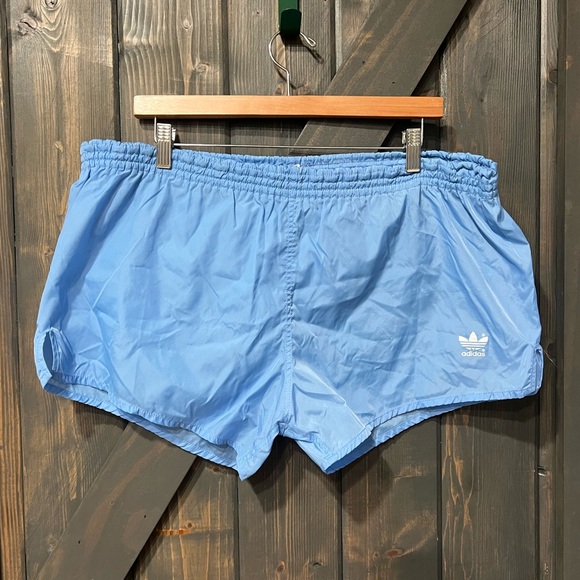 Vintage ADIDAS Shorts Large blue 80s 90s retro sport made in West Germany